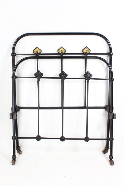 fig 1. Victorian Iron & Brass Single Bed