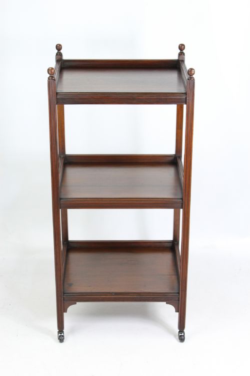 fig 1. Victorian 3 Tier Walnut Whatnot