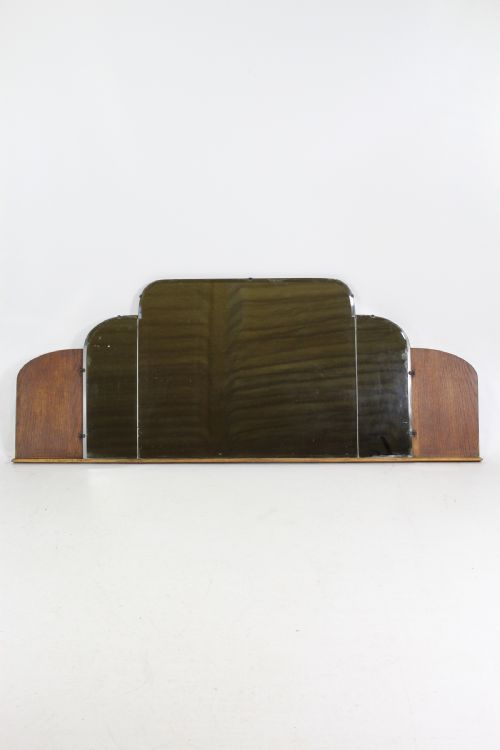 Art Deco Overmantle Mirror