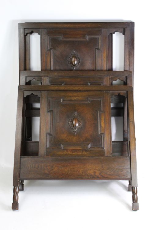 fig 1. Pair of Oak Single Beds 