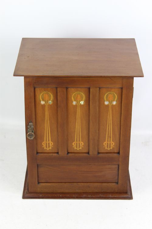 Edwardian Arts & Crafts Mahogany Filing Cabinet