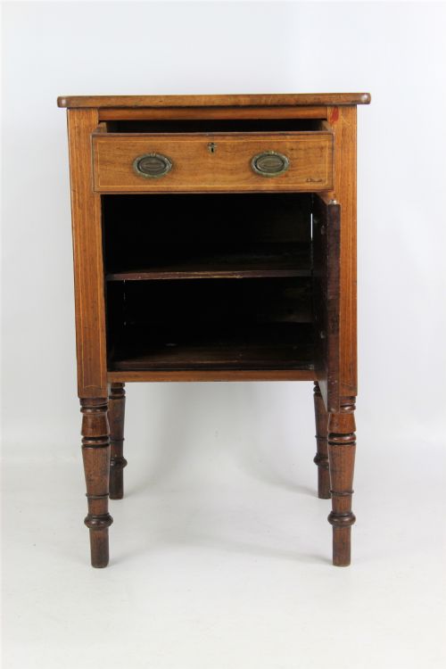 fig 1. Georgian Mahogany & Inlaid Side Cabinet