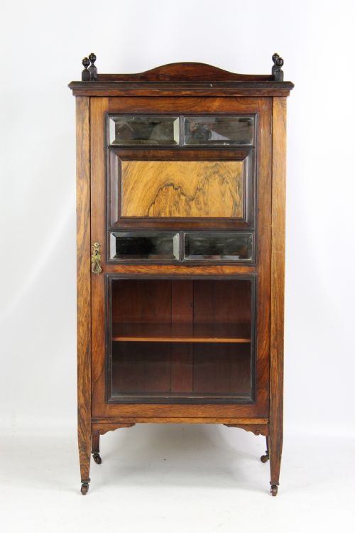 fig 1. Victorian Rosewood Music Cabinet