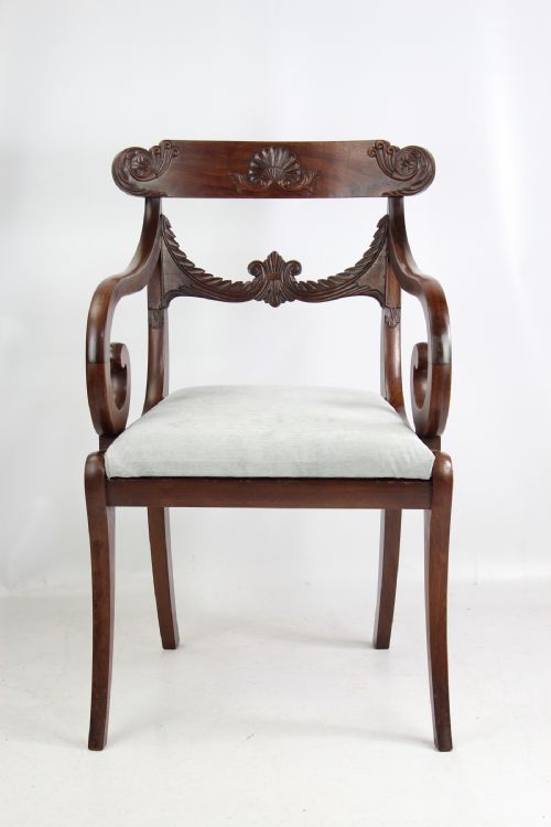 Regency Mahogany Desk Chair