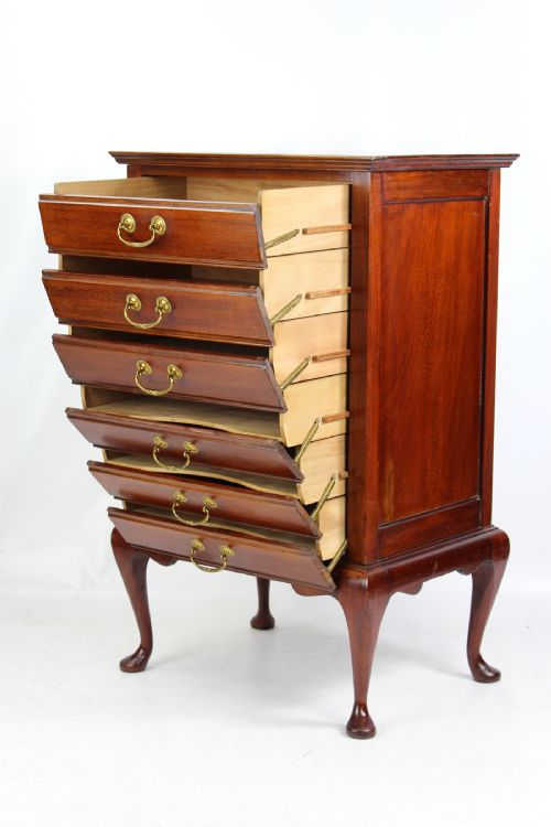 fig 1. Edwardian Mahogany Music Cabinet