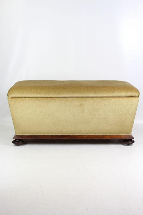 Long Antique Victorian Ottoman