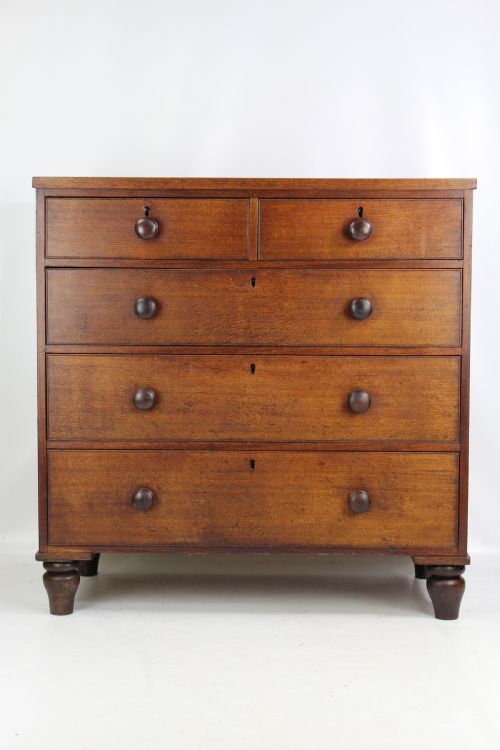 Antique Victorian Oak Chest of Drawers