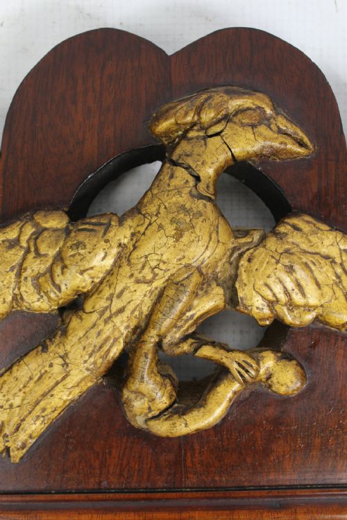 fig 2. Georgian Mahogany Fretwork Mirror with Lord Mayor of London Label