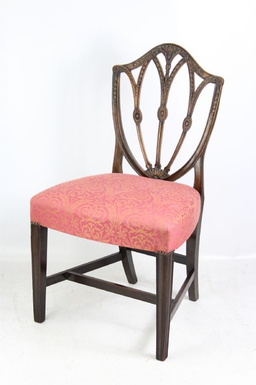 fig 1. Georgian Mahogany Shield Back Chair