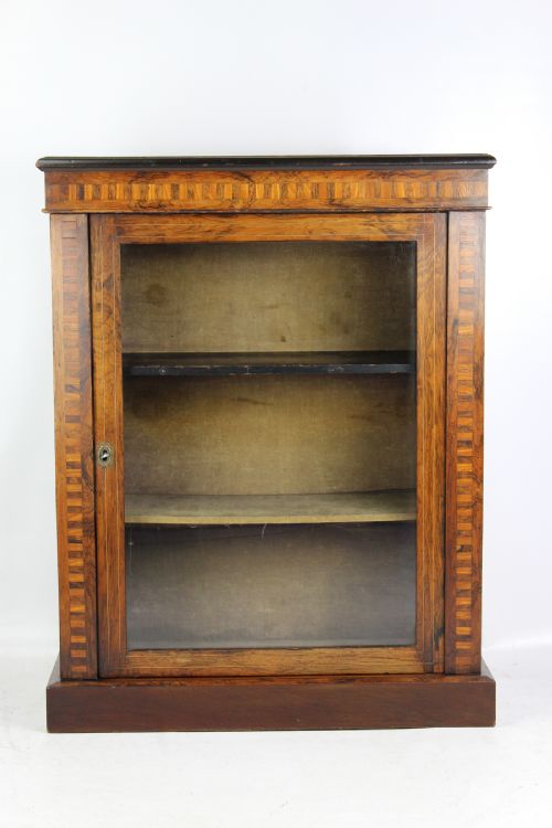Victorian Walnut Pier Cabinet Bookcase