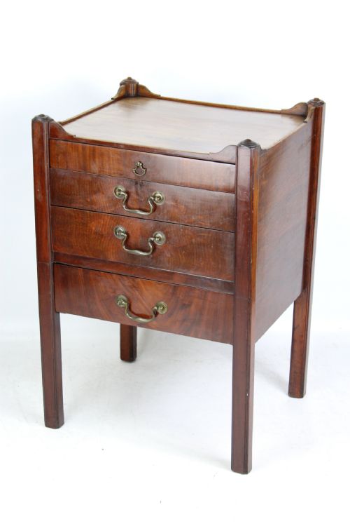 fig 1. Georgian Mahogany Bedside chest