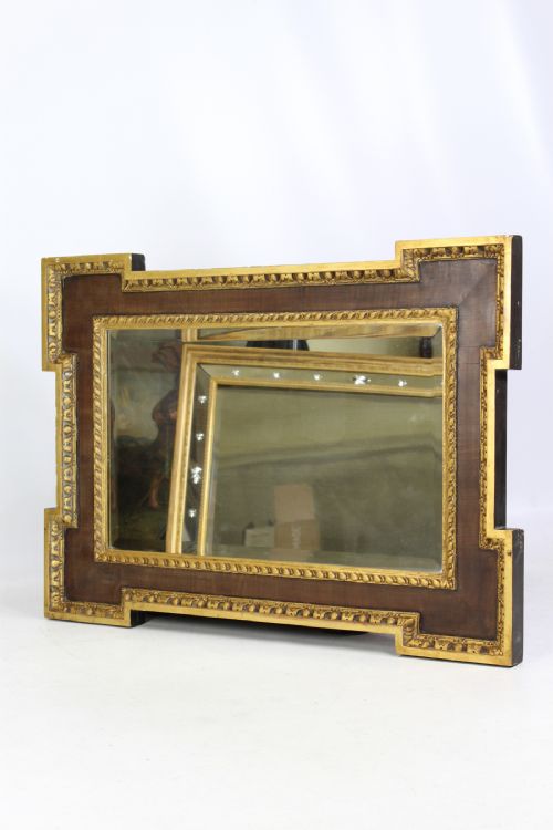 Edwardian Mahogany & Gilt Mirror