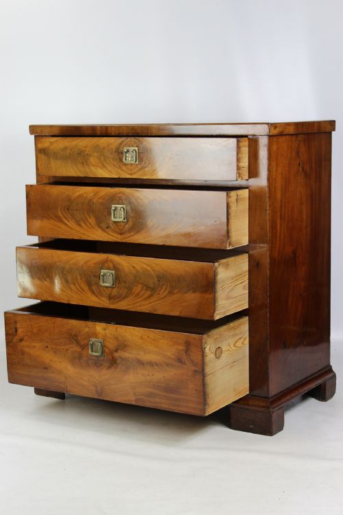 fig 1. Danish Biedermeier Mahogany Chest of Drawers