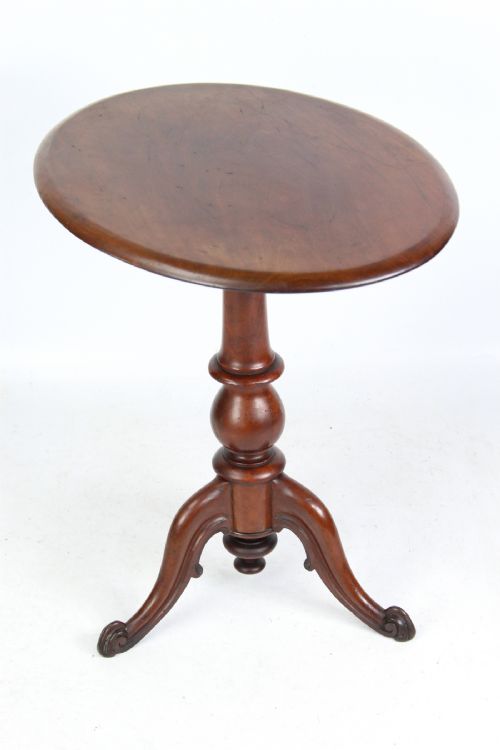 fig 1. Small Victorian Mahogany Tripod Table