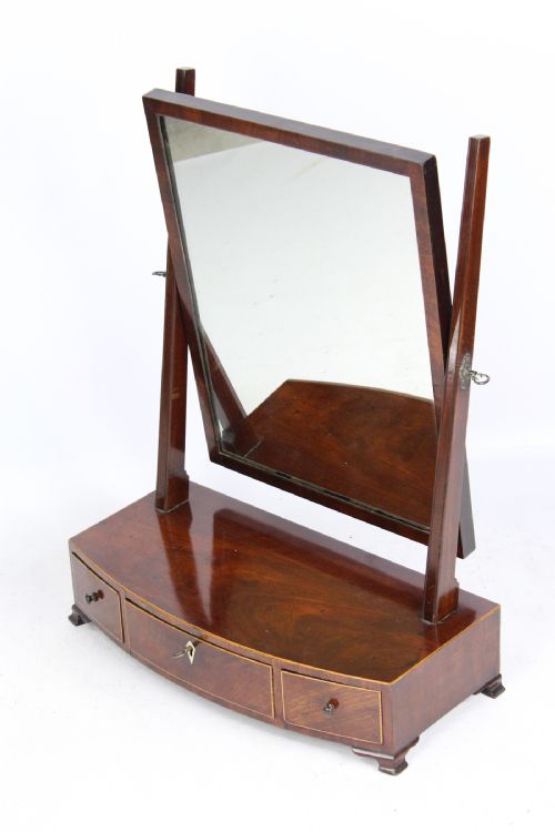 fig 1. Georgian Mahogany Dressing Table Mirror