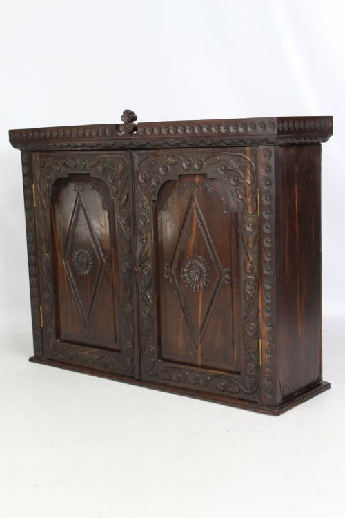 fig 1. Carved Spice Cupboard