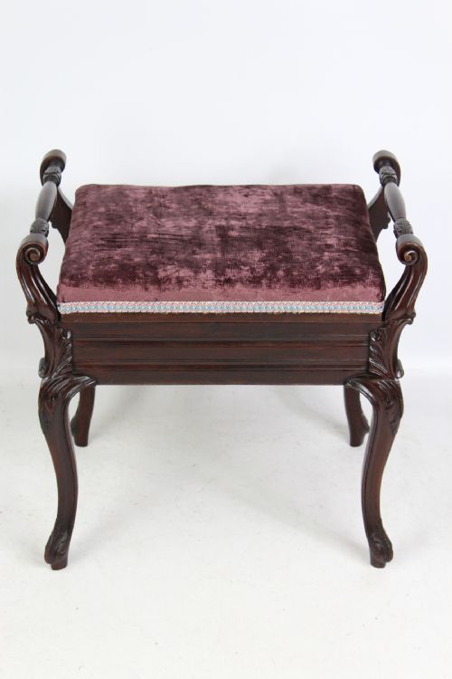 fig 1. Edwardian Piano Stool