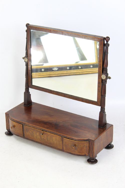 fig 1. Georgian Mahogany Dressing Table Mirror