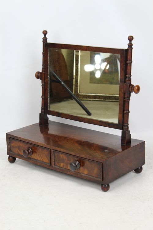 fig 1. Georgian Mahogany Dressing Table Mirror