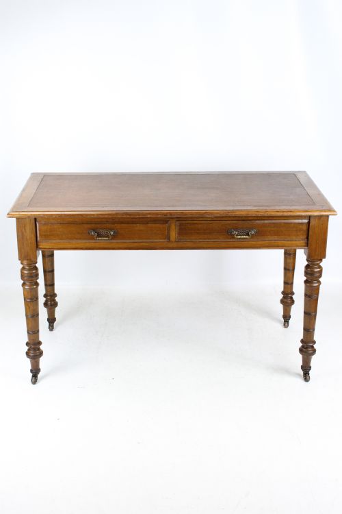 fig 1. Victorian Oak Writing Desk 