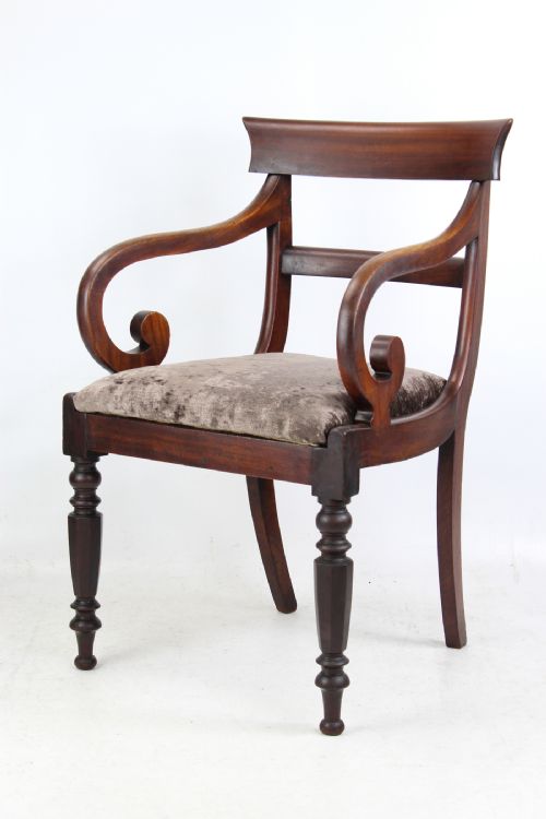 Victorian Mahogany Desk Chair