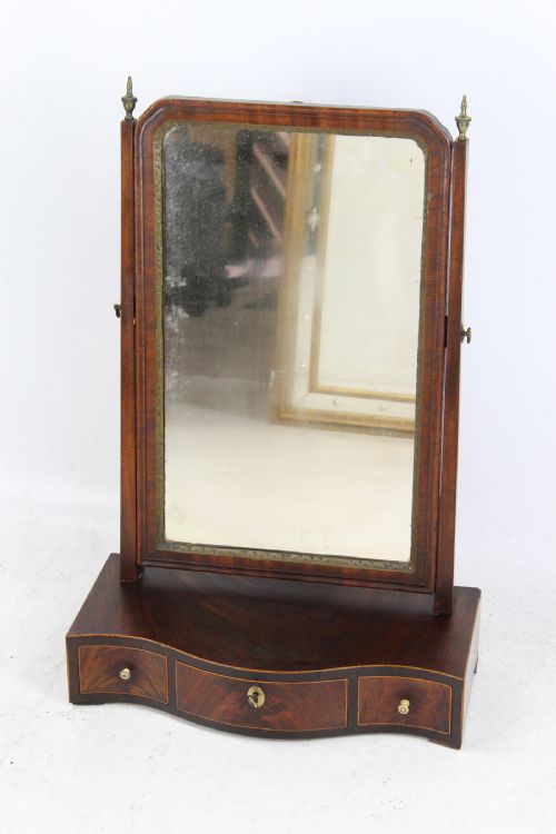 fig 1. Georgian Mahogany Dressing Table Mirror