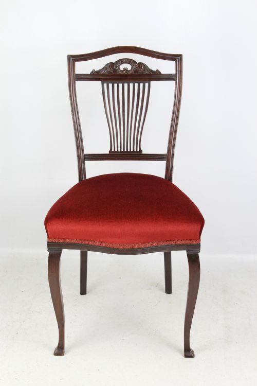 fig 1. Edwardian Mahogany Dressing Table Chair