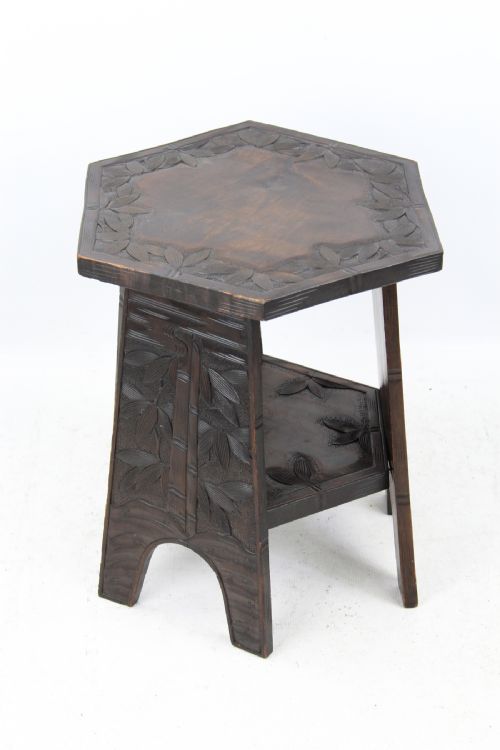 Small Anglo-japanese Arts & Crafts Coffee Table