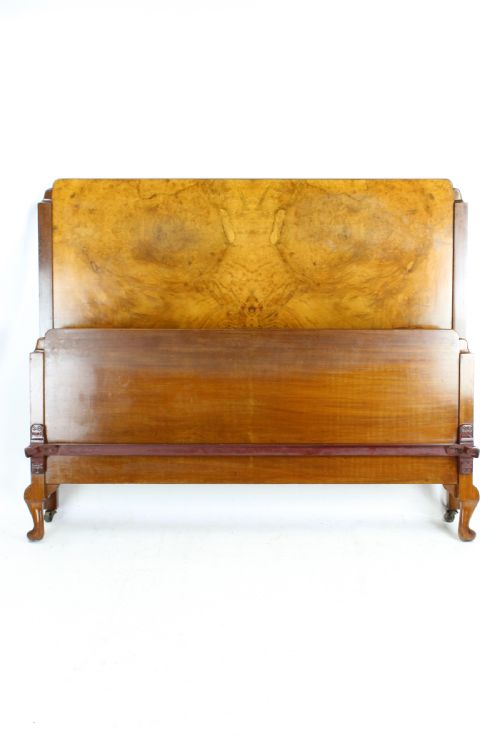 fig 1. Art Deco Walnut Double Bed