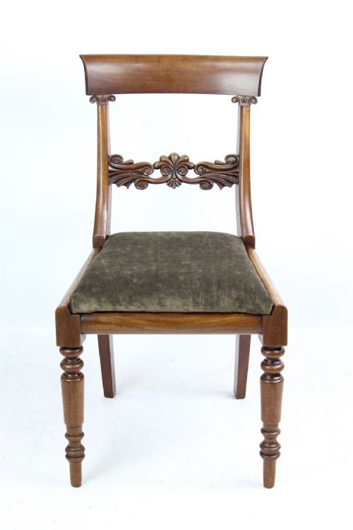 fig 1. William IV Mahogany Desk Chair