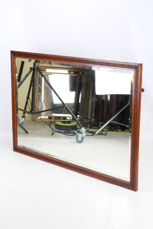 fig 1. Large Victorian Mahogany Mirror