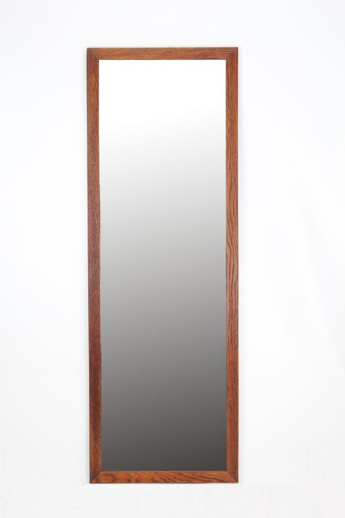 Edwardian Oak Shop Dressing Mirror