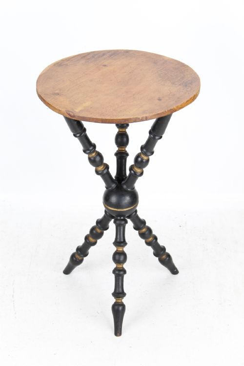 Victorian Ebonised Gypsy Tripod Wine Table