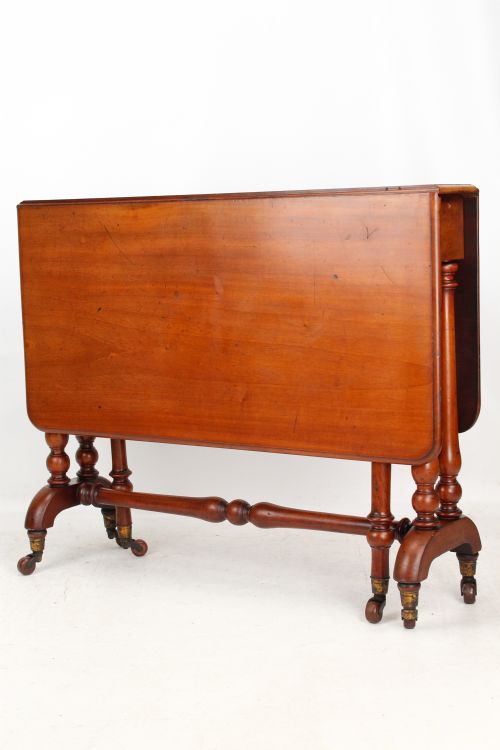 Heals Victorian Mahogany Drop Leaf Sutherland Table