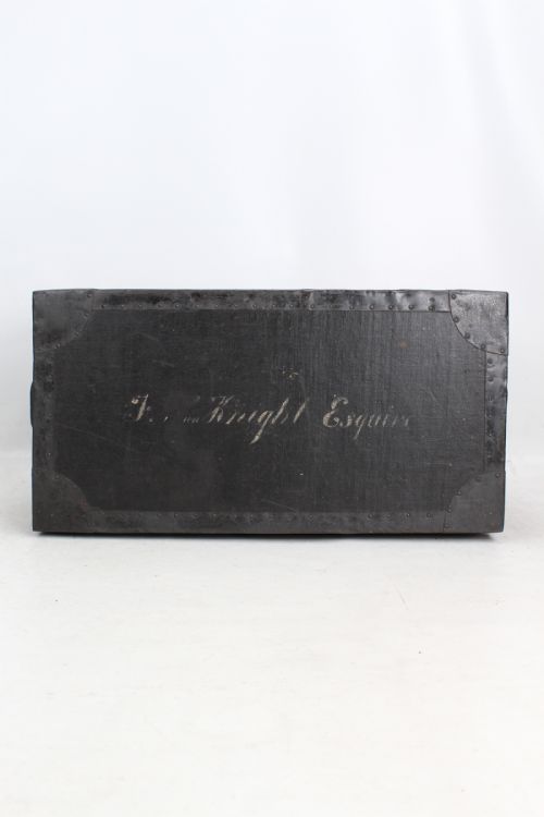 fig 1. Small Regency Campaign Trunk With London Makers Label
