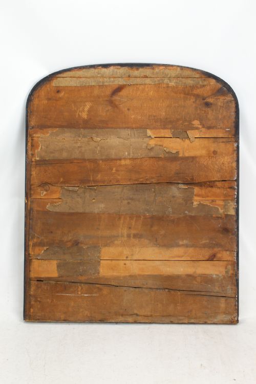 fig 1. Large Ebonised Victorian Overmantle Mirror
