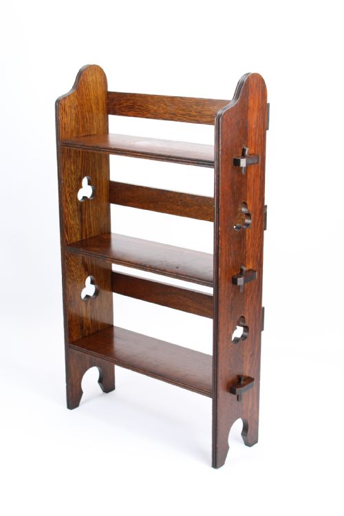 Edwardian Liberty & Co Arts & Crafts “Sedley” Oak Bookcase