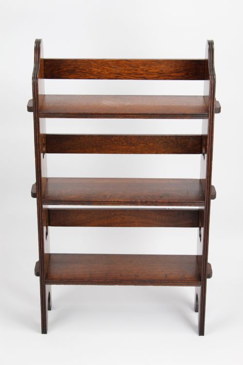 fig 1. Edwardian Liberty & Co Arts & Crafts “Sedley” Oak Bookcase