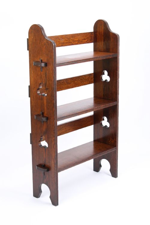 fig 2. Edwardian Liberty & Co Arts & Crafts “Sedley” Oak Bookcase