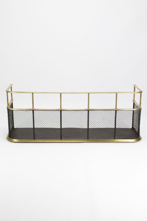 fig 1. Victorian Brass Nursey Fire Guard Club Fender