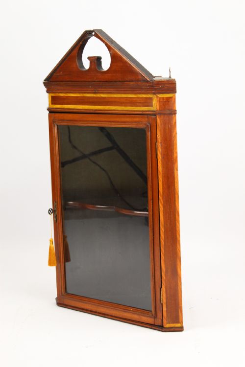 fig 1. Small Edwardian Mahogany Hanging Cabinet