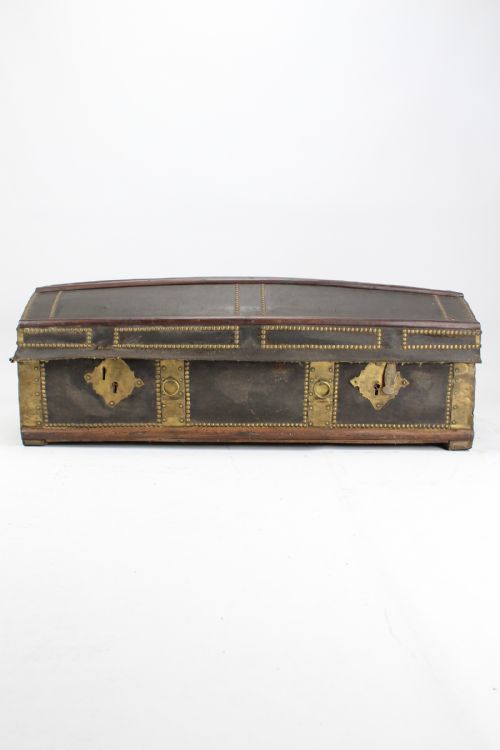 fig 1. Antique Spanish Chest Dated 1832 for Restoration