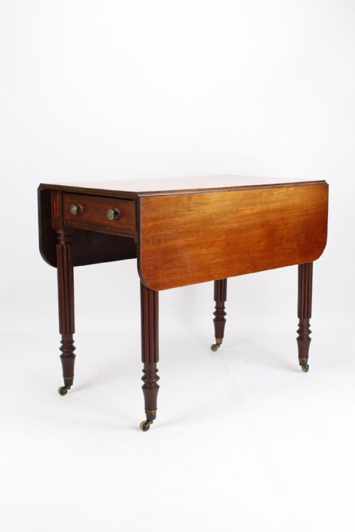 Regency Gillows Style Mahogany Pembroke Dining Table