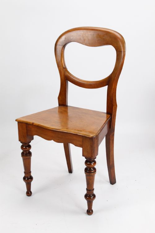 fig 1. Harlequin Set of 4 Victorian Balloon Back Chairs