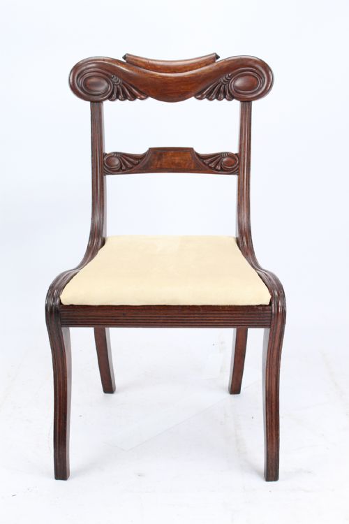 Antique William IV Mahogany Desk Chair