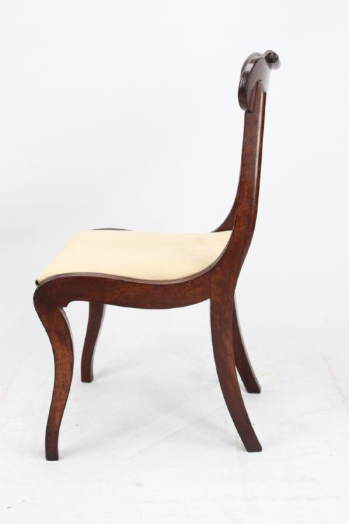 fig 1. Antique William IV Mahogany Desk Chair