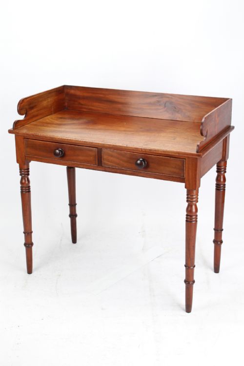 fig 1. Victorian Mahogany Writing Table Desk