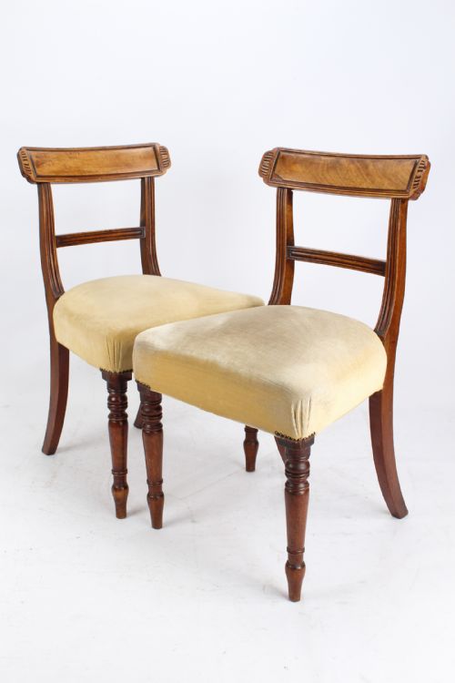 Pair of Antique Regency Mahogany Chairs