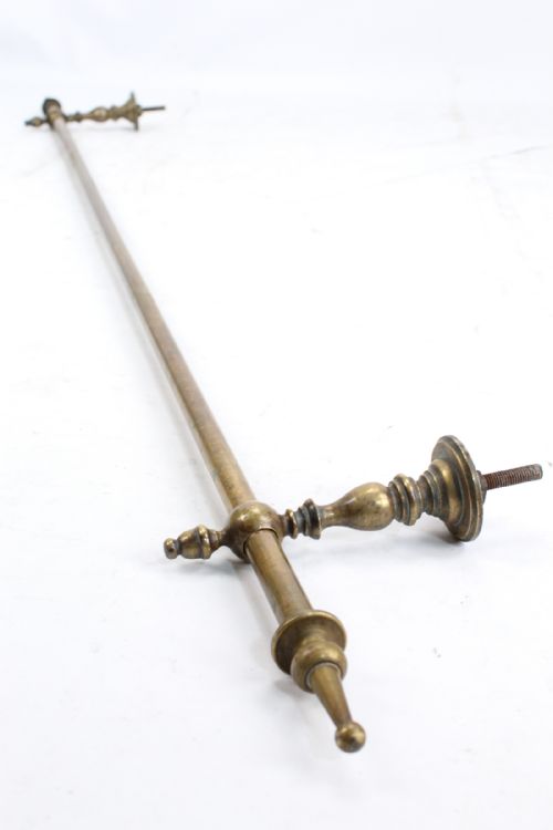 Antique Brass Curtain Pole & Brackets