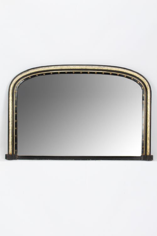 Victorian Gothic Revival Overmantle Mirror